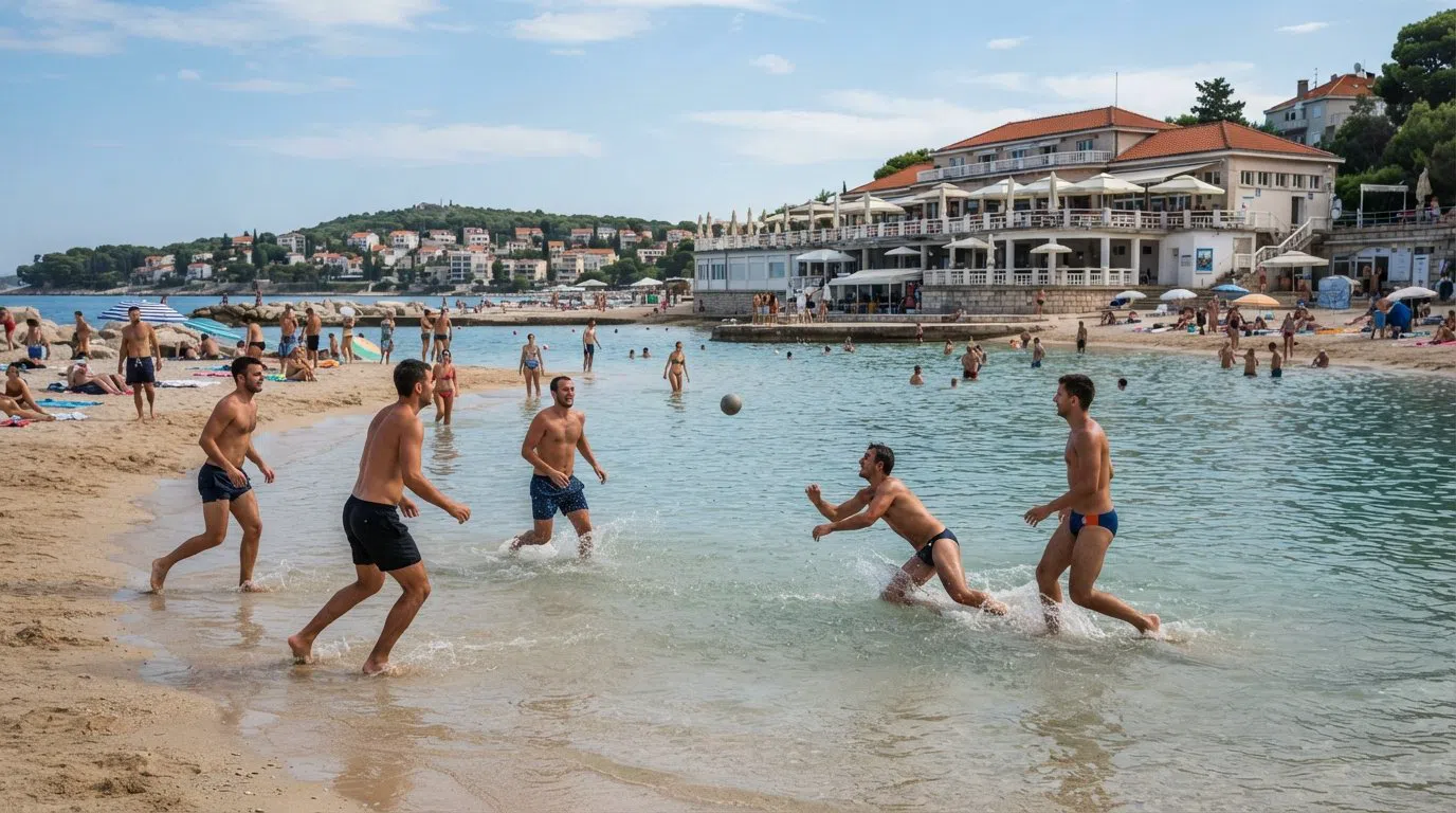 Bacvice, Split: sand, picigin og sene netter ved Adriaterhavet