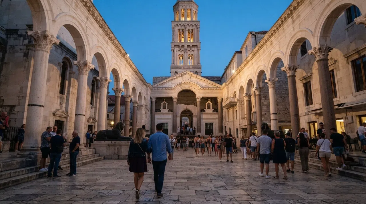 Grad, Split: Viviendo dentro del Palacio de Diocleciano