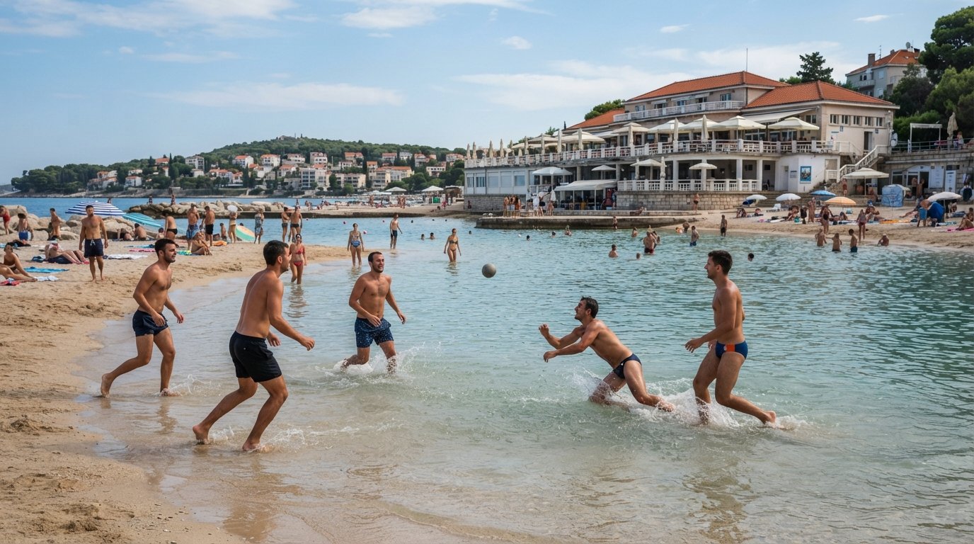Bacvice, Split: sand, picigin og sene nætter ved Adriaterhavet