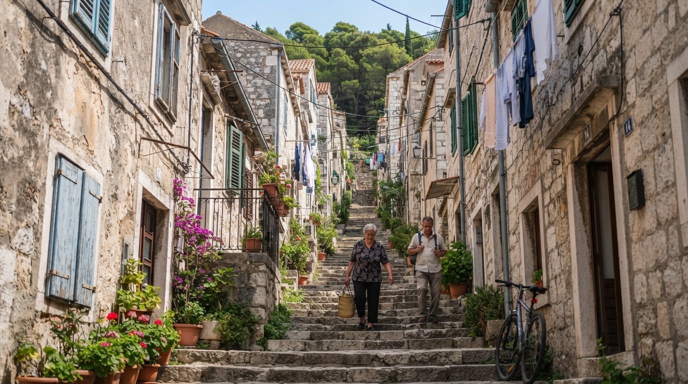 Varos, Split: das Steinviertel, in dem die Stadt noch zu Hause isst