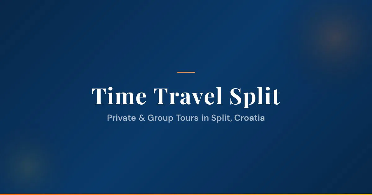 Split Evening Walking Tour (Time Travel Dalmatia), Split