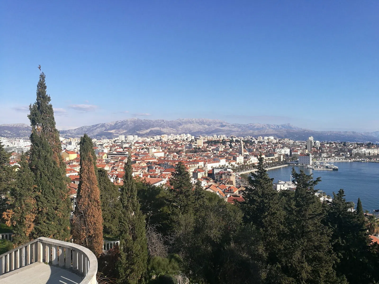 Prva vidilica na Marjanu (Vidilica terrace), Split